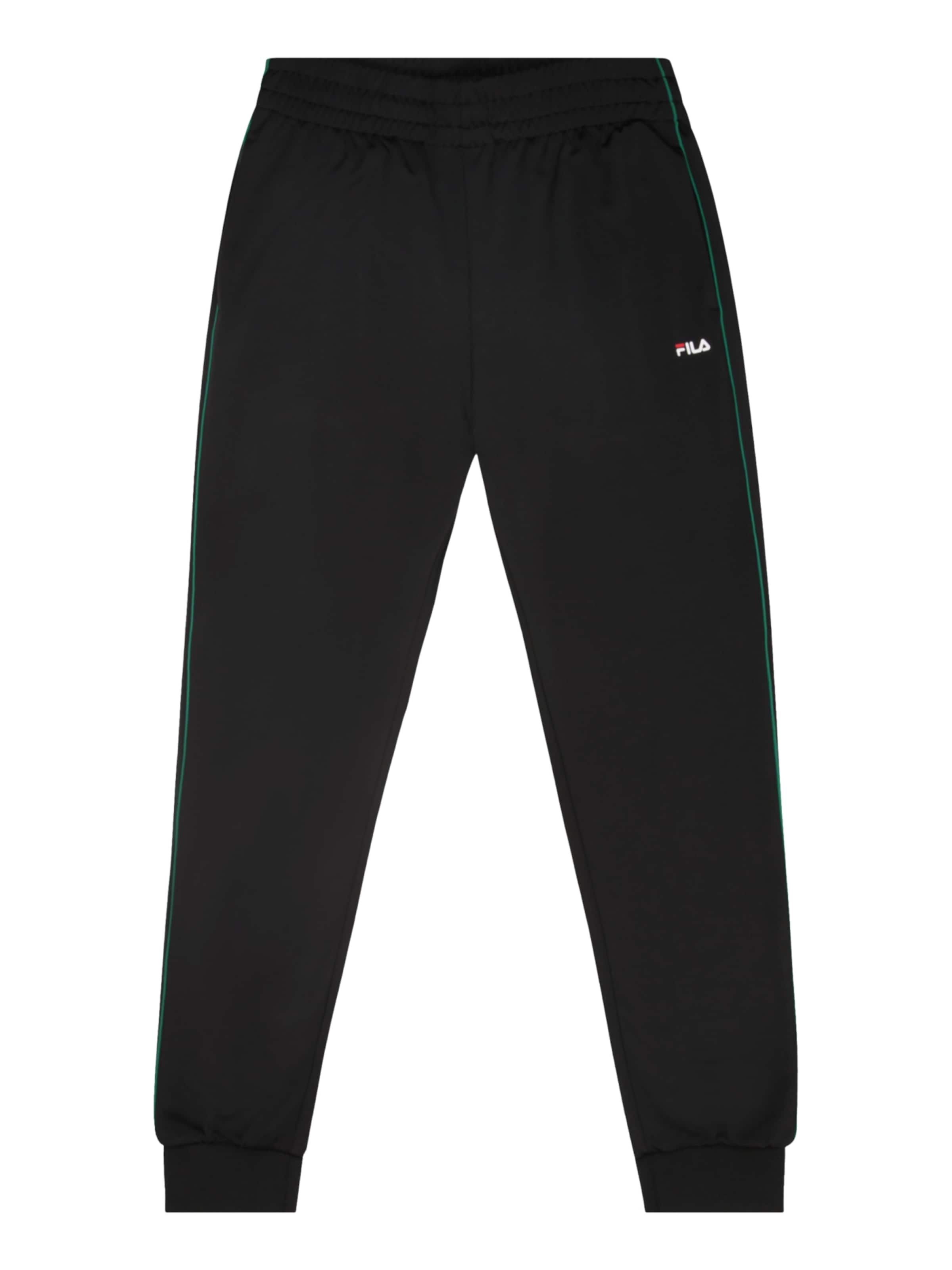 Regular Pantalon de sport 'SAGANO' FILA en noir : devant