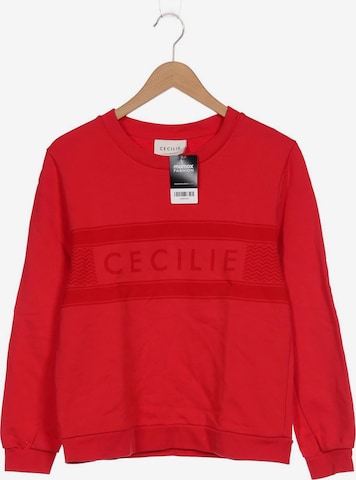 Cecilie Copenhagen Sweatshirt & Zip-Up Hoodie in M in Red: front
