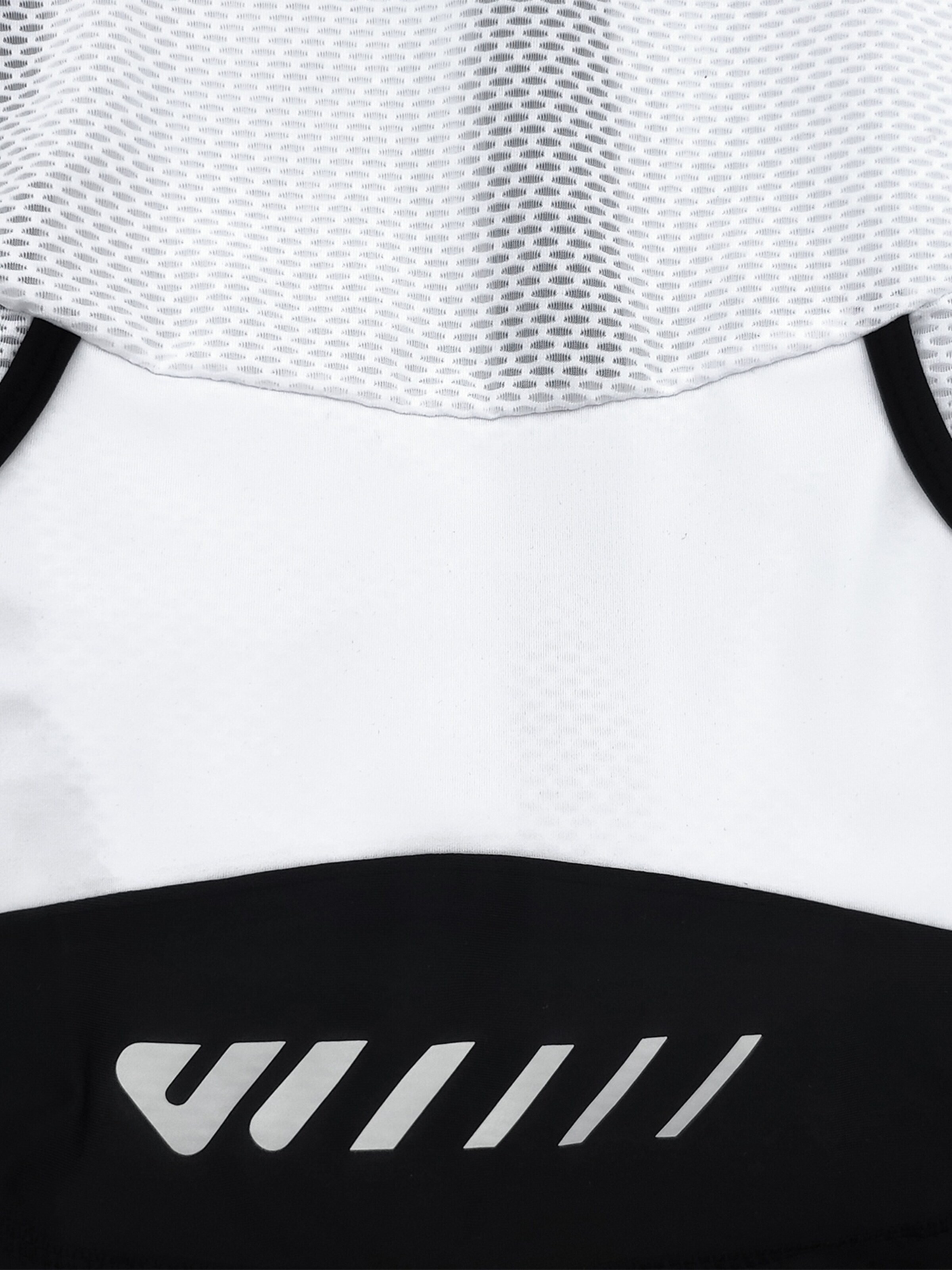 WULIBIKE - Ropa deportiva 'Wulibike Triathlonanzug Herren Kurzarm, weiß, atmungsaktiv, Triathlon-Polster' en blanco