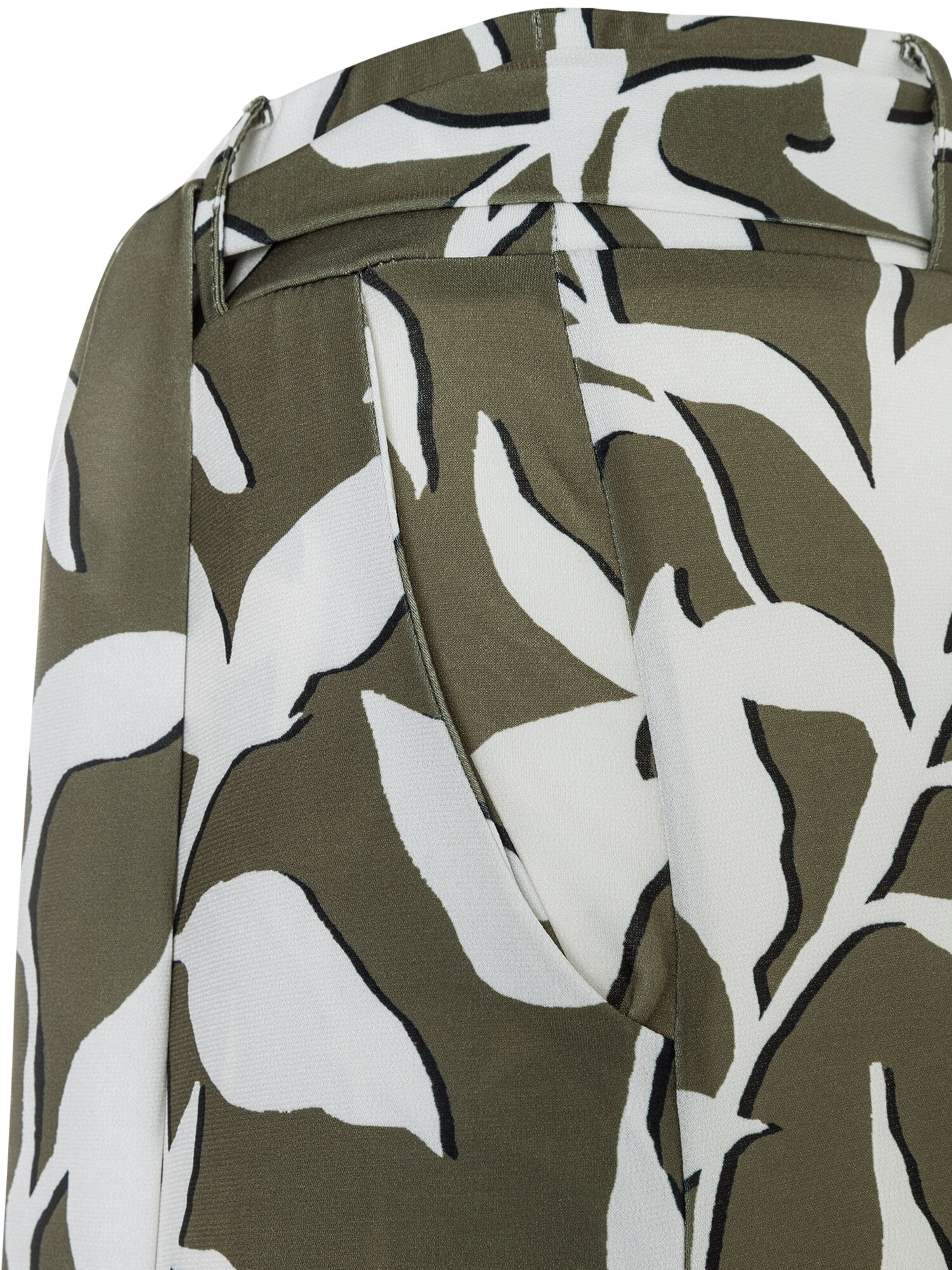 MORE & MORE Wide Leg Hose in Grün