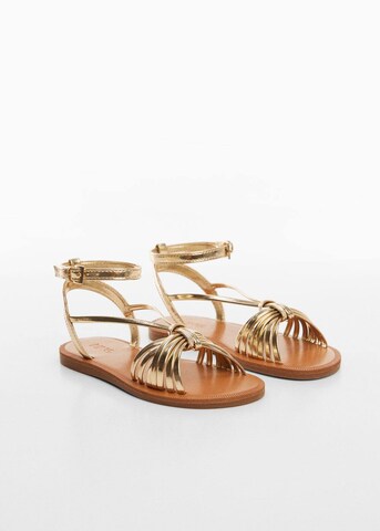 MANGO KIDS Sandals 'Temis-a' in Gold