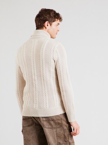 JACK & JONES Sveter 'CIPHER' - Béžová