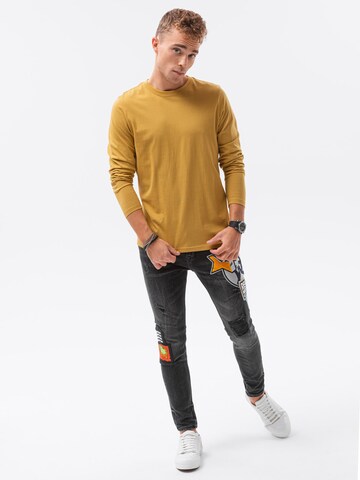 Ombre Shirt 'L138' in Geel