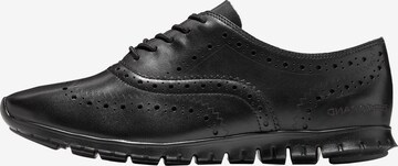 Cole Haan Athletic Lace-Up Shoes 'ZERØGRAND Wingtip Oxford' in Black: front