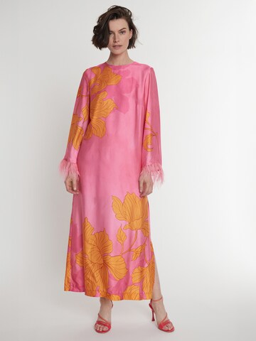 Robe ' Pasmy ' Ana Alcazar en orange : devant