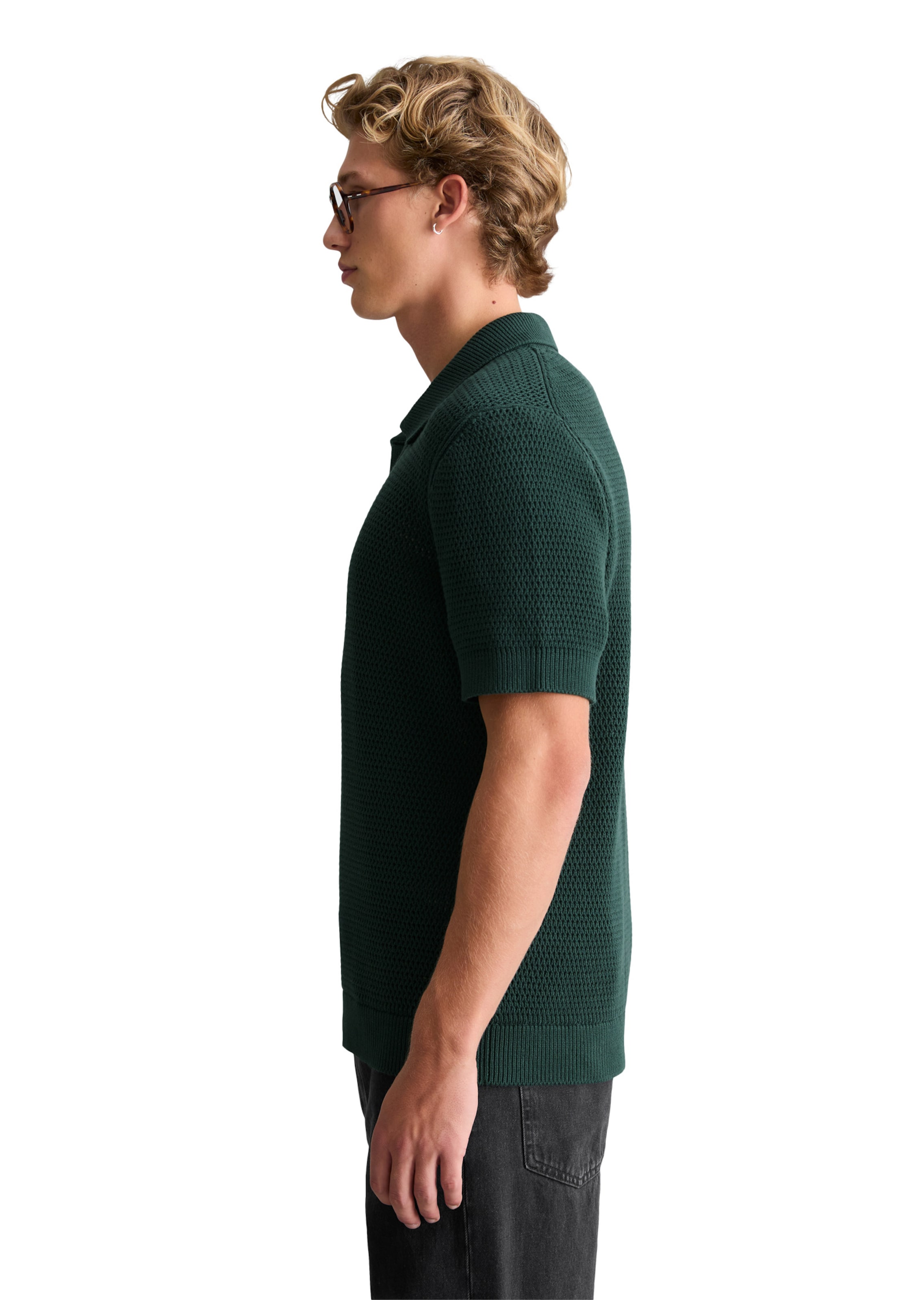 Marc O'Polo DENIM Poloshirt in Grün