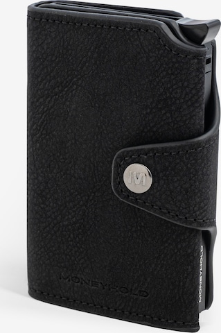 Portamonete di Moneyhold in nero: frontale