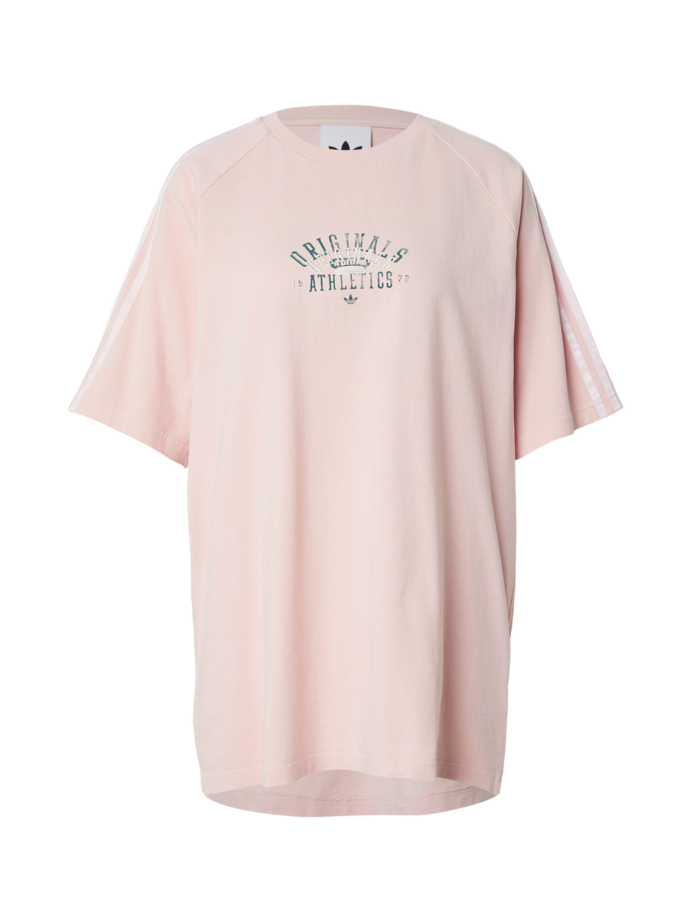 Tricou 'RINGER' de la ADIDAS ORIGINALS pe roz: față