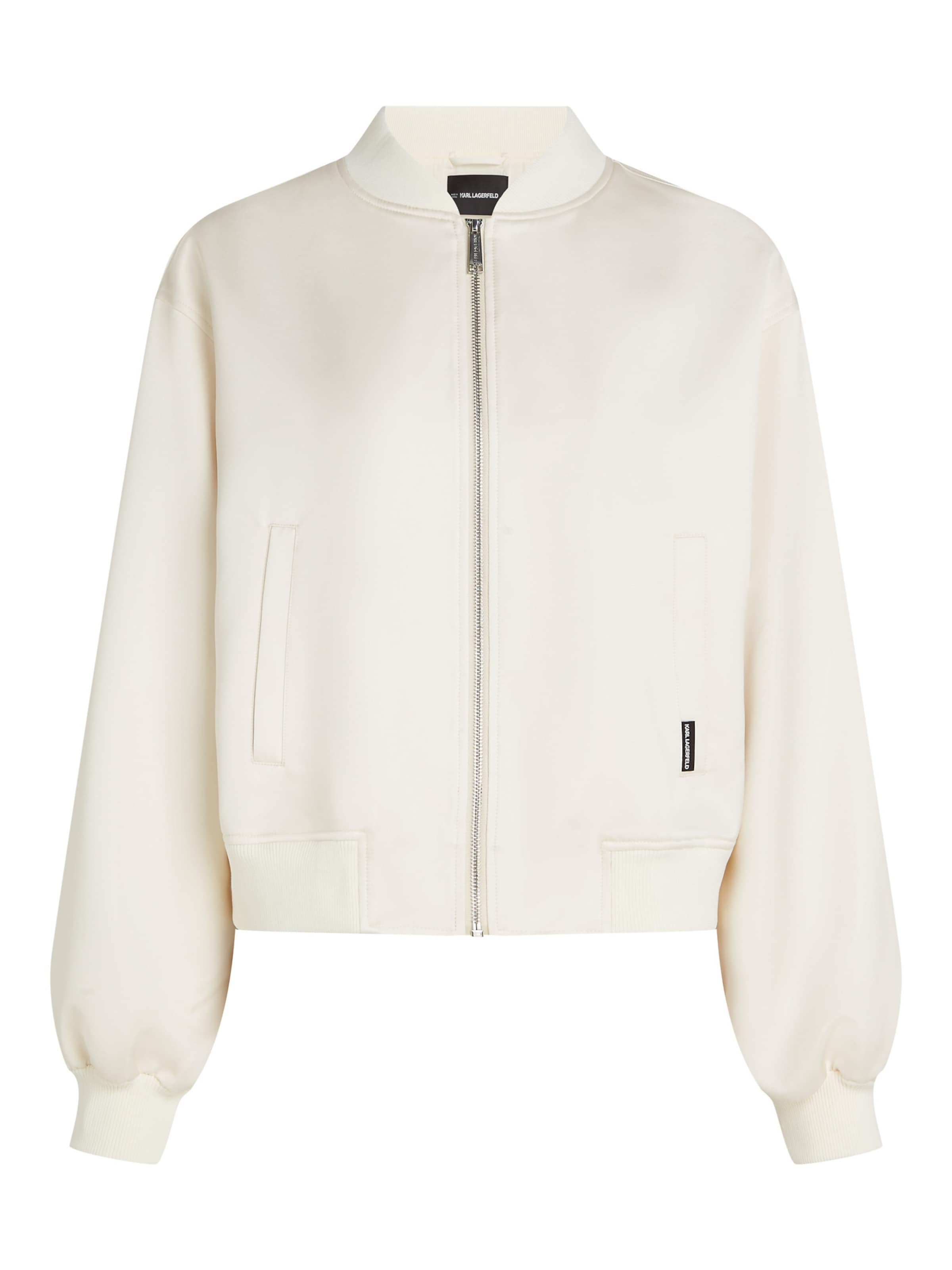 Karl Lagerfeld Between-season jacket in White: front