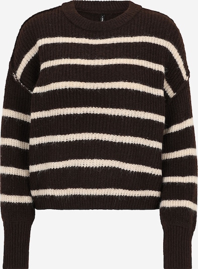 Only Tall Neulepaita 'ONLMALLY' värissä ecru / suklaa, Tuotenäkymä