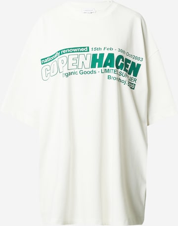 T-shirt 'Copenhagen' TOPSHOP en blanc : devant