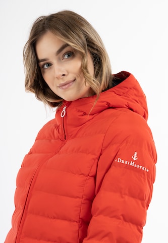 DreiMaster Maritim Zimný kabát - Červená