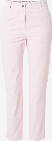 Marks & Spencer Slimfit Chino kalhoty – pink: přední strana