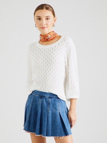 Peppercorn Pullover 'Rosalia' in Weiß: Vorderseite