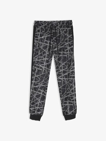 John Richmond Tapered Pants 'Trackpath' in Black: front