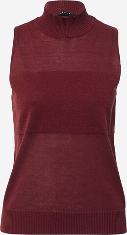 Pull-over Sisley en rouge : devant