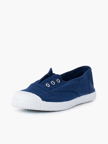 Baskets Pisamonas en bleu : devant