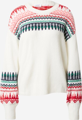 GAP Sweater 'FOREVERCOZY' in White: front