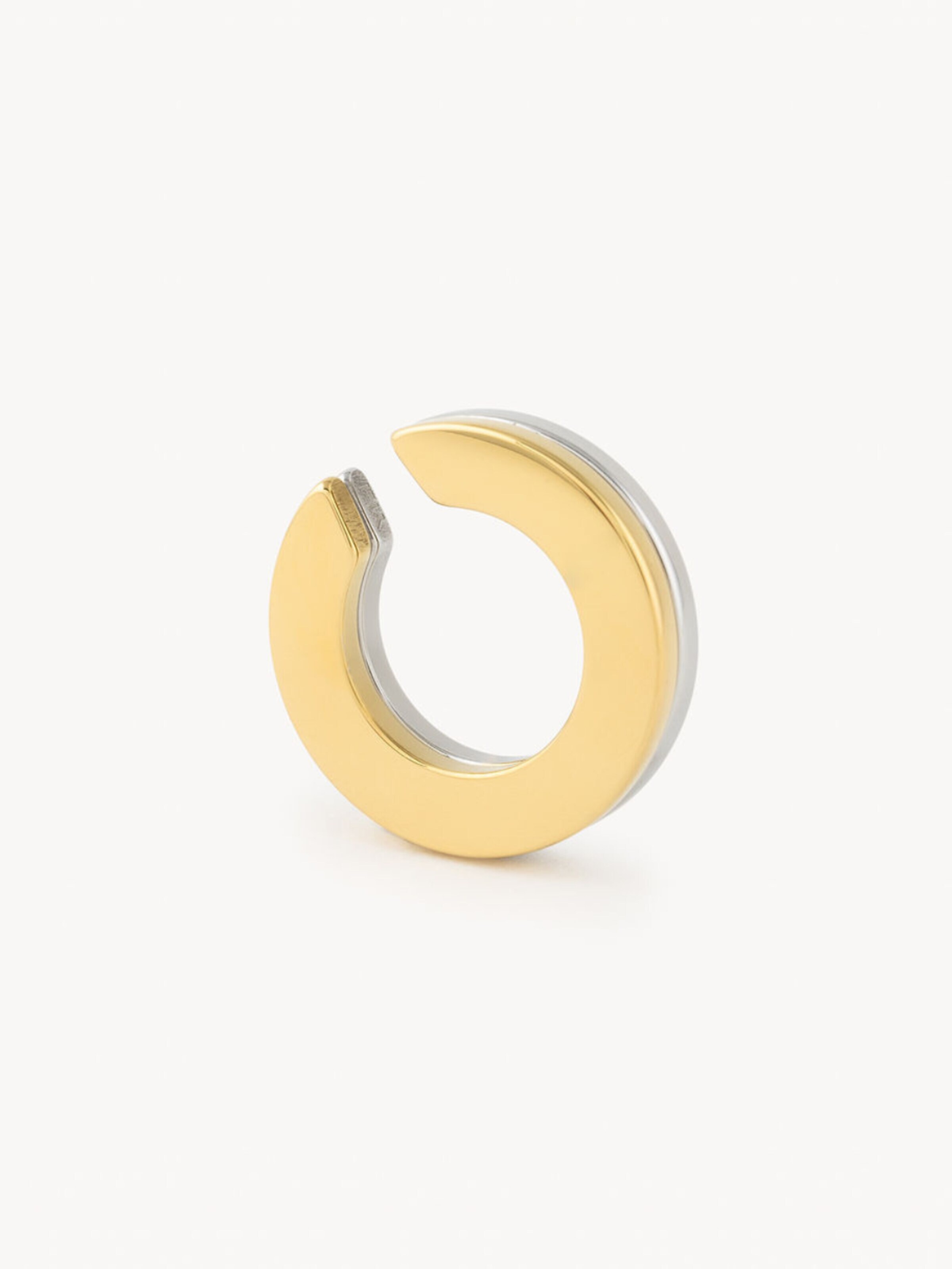 YParis - Pendientes 'Ear cuff Chance Bi' en plata