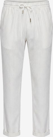 Ombre Regular Broek 'Heritage' in Wit: voorkant