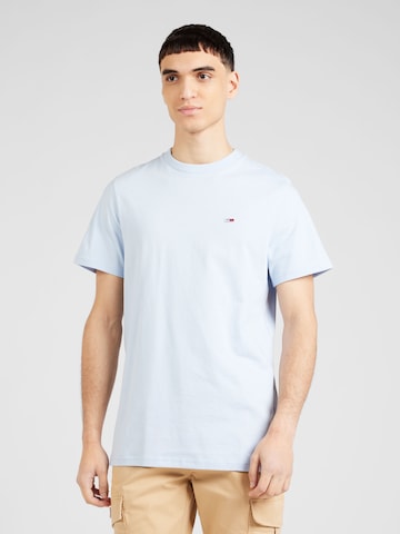 Tommy Jeans Regular fit Shirt in Blauw: voorkant