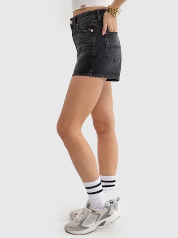 BIG STAR Regular Trousers 'AUTHENTIC GIRL' in Black