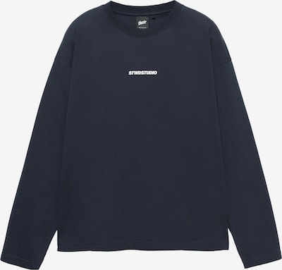 Pull&Bear Majica 'CLUB COMMUNITY STWD' u mornarsko plava / bijela, Pregled proizvoda