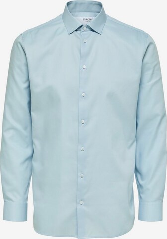 Chemise business SELECTED HOMME en bleu : devant