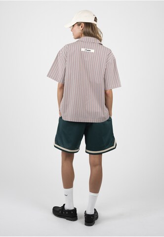 Prohibited Comfort fit Overhemd 'Vineyard Breeze' in Rood