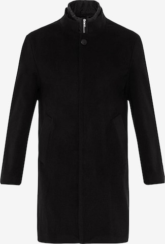 Antioch Χειμερινό παλτό σε μαύρο: μπροστά