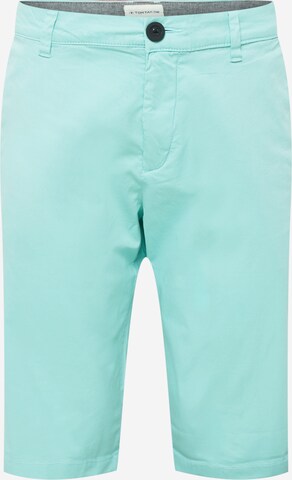 TOM TAILOR Chino kalhoty – zelená: přední strana