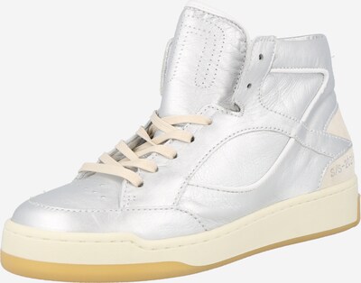 MJUS Sneakers hoog 'Opa' in de kleur Taupe / Zilver, Productweergave