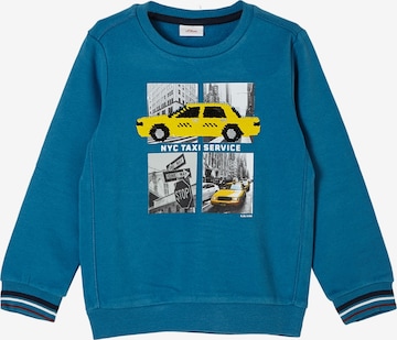 s.Oliver Sweatshirt in Blue: front