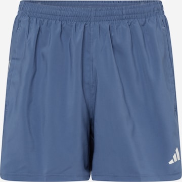 ADIDAS PERFORMANCE Regular Workout Pants in Blue: front