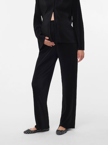 Regular Pantalon 'MLCANA' MAMALICIOUS en noir : devant