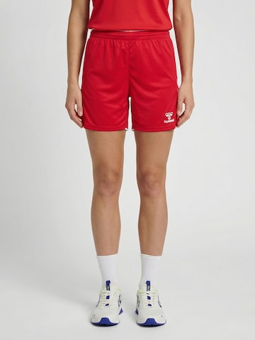 Regular Pantalon de sport Hummel en rouge : devant