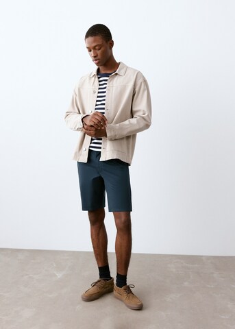 MANGO TEEN Regular Pants 'Wangn' in Blue