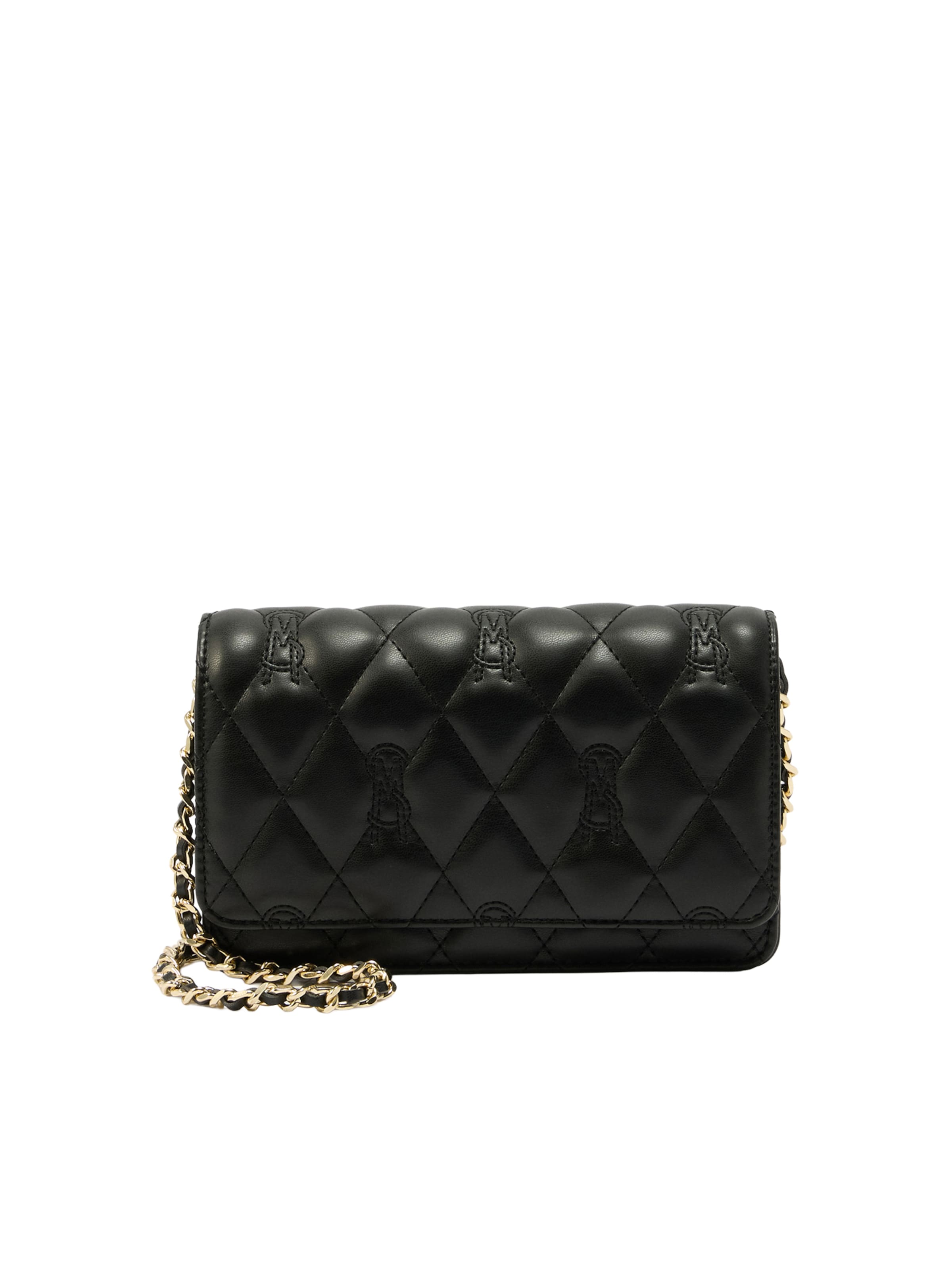 STEVE MADDEN - Mala de ombro 'Banora' em preto: frente