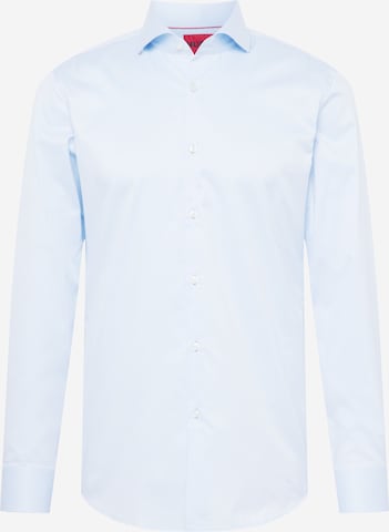 HUGO Red Slim fit Button Up Shirt 'Kason' in Blue: front