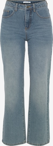 DELMAO Flared Jeans in Blue: front
