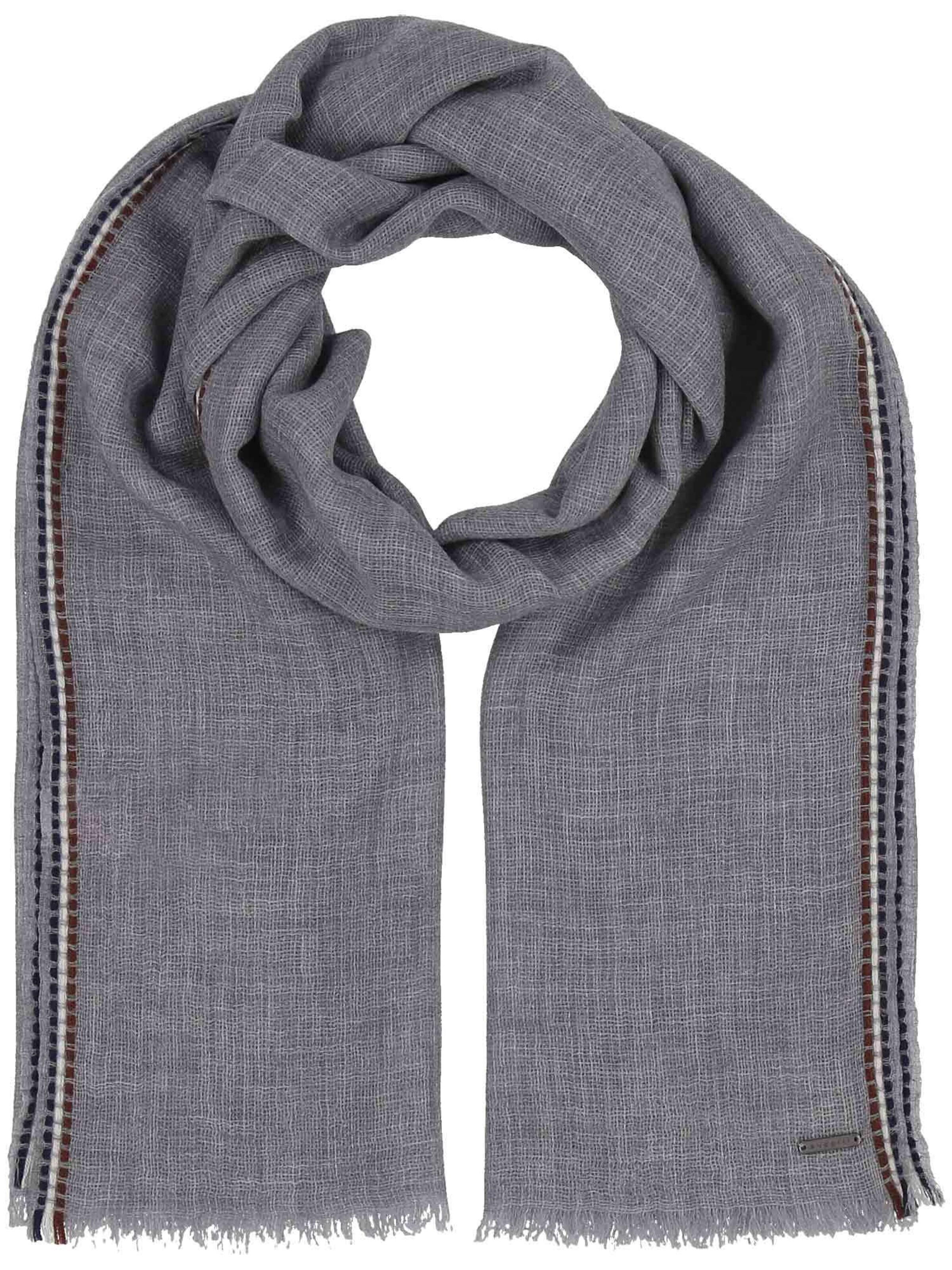 bugatti Schal in Grau: Vorderseite