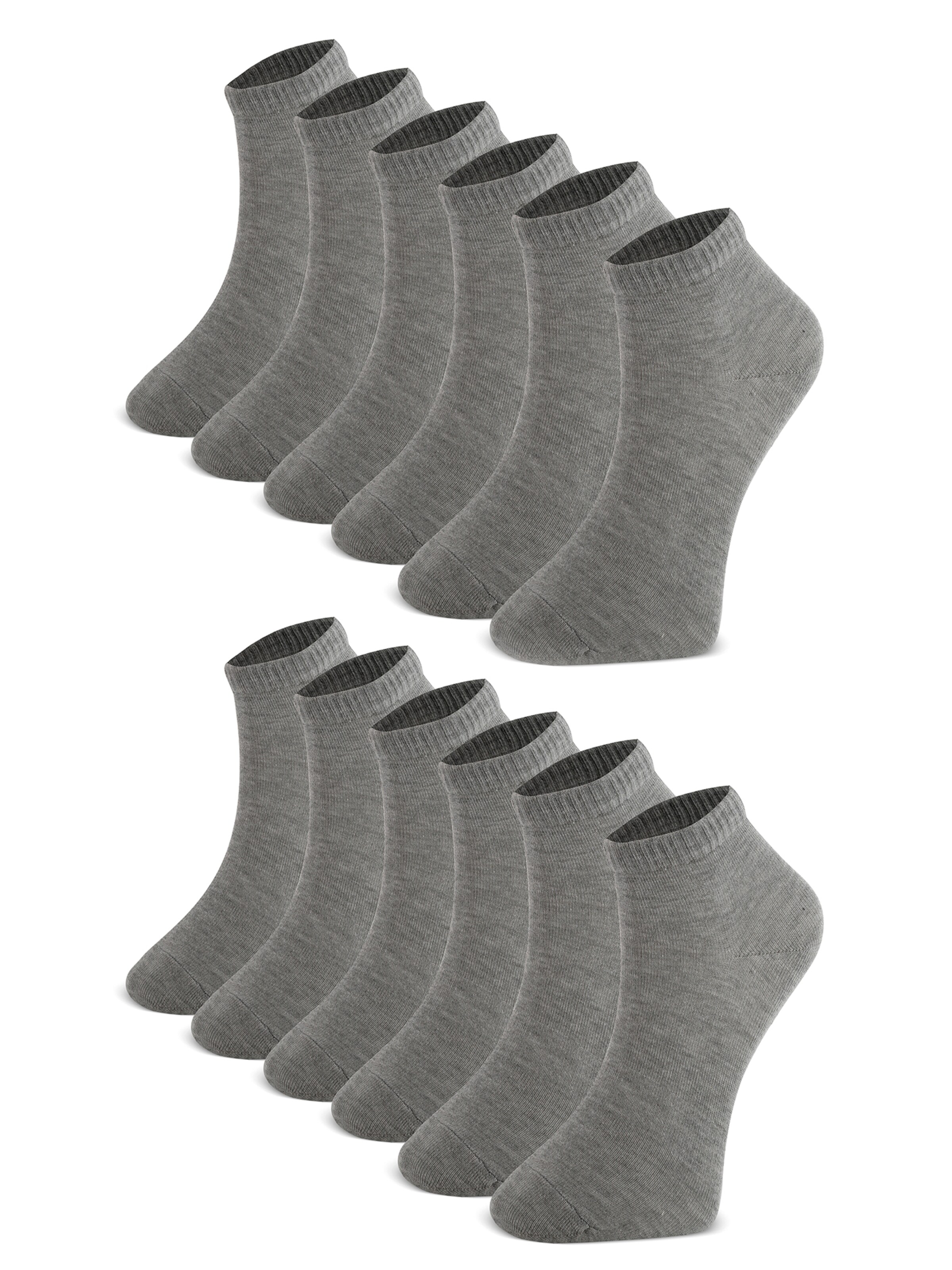 Crea Socks Enkelsokken 'Regular Athletic Socks' in de kleur Grijs, Productweergave