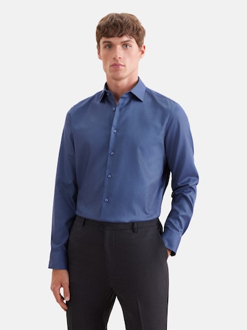 Coupe slim Chemise business SEIDENSTICKER en bleu