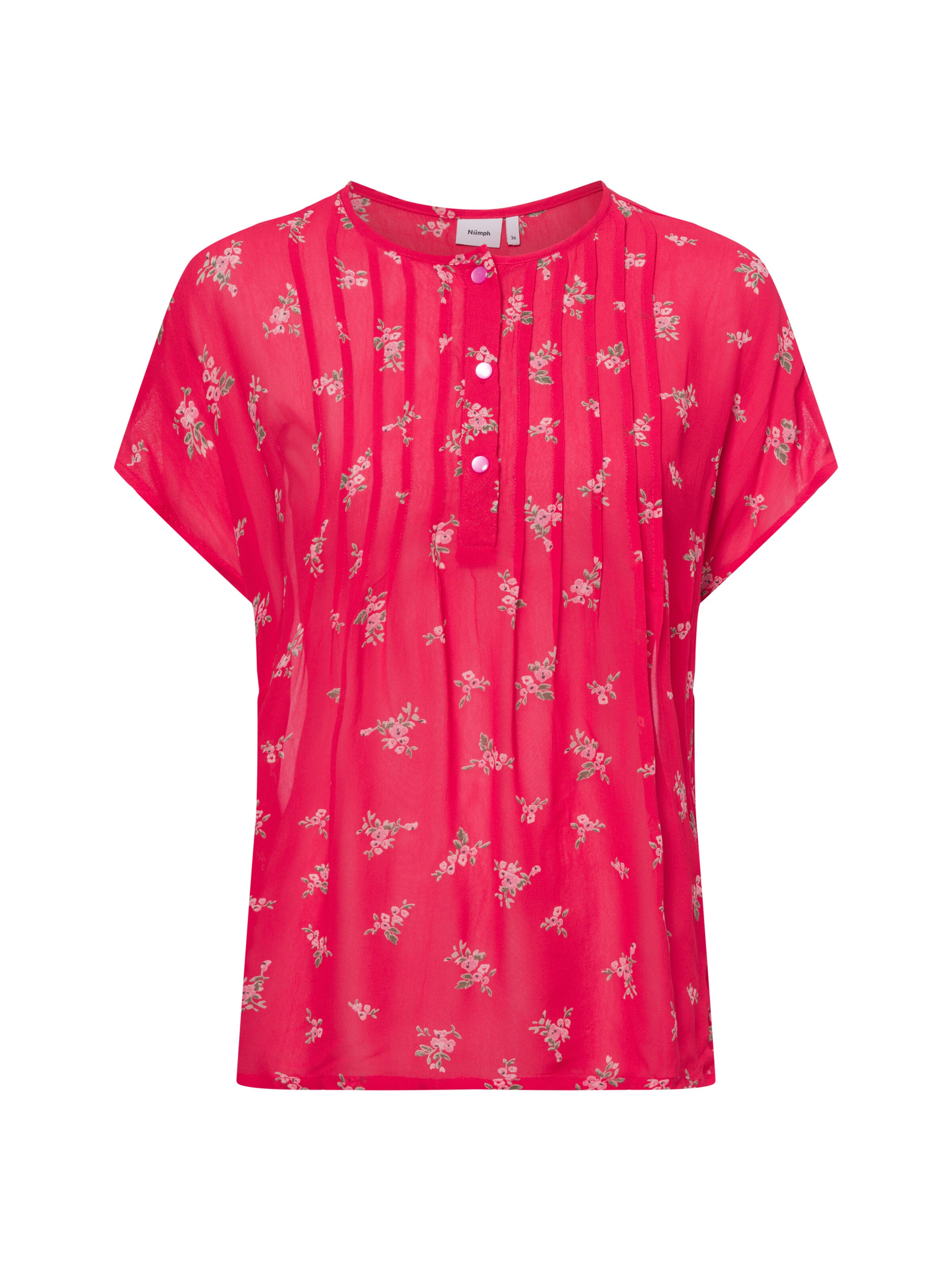 Chemisier 'Nufelicity' NÜMPH en rouge : devant