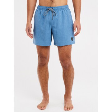 PROTEST Board Shorts 'Davey' in Blue: front