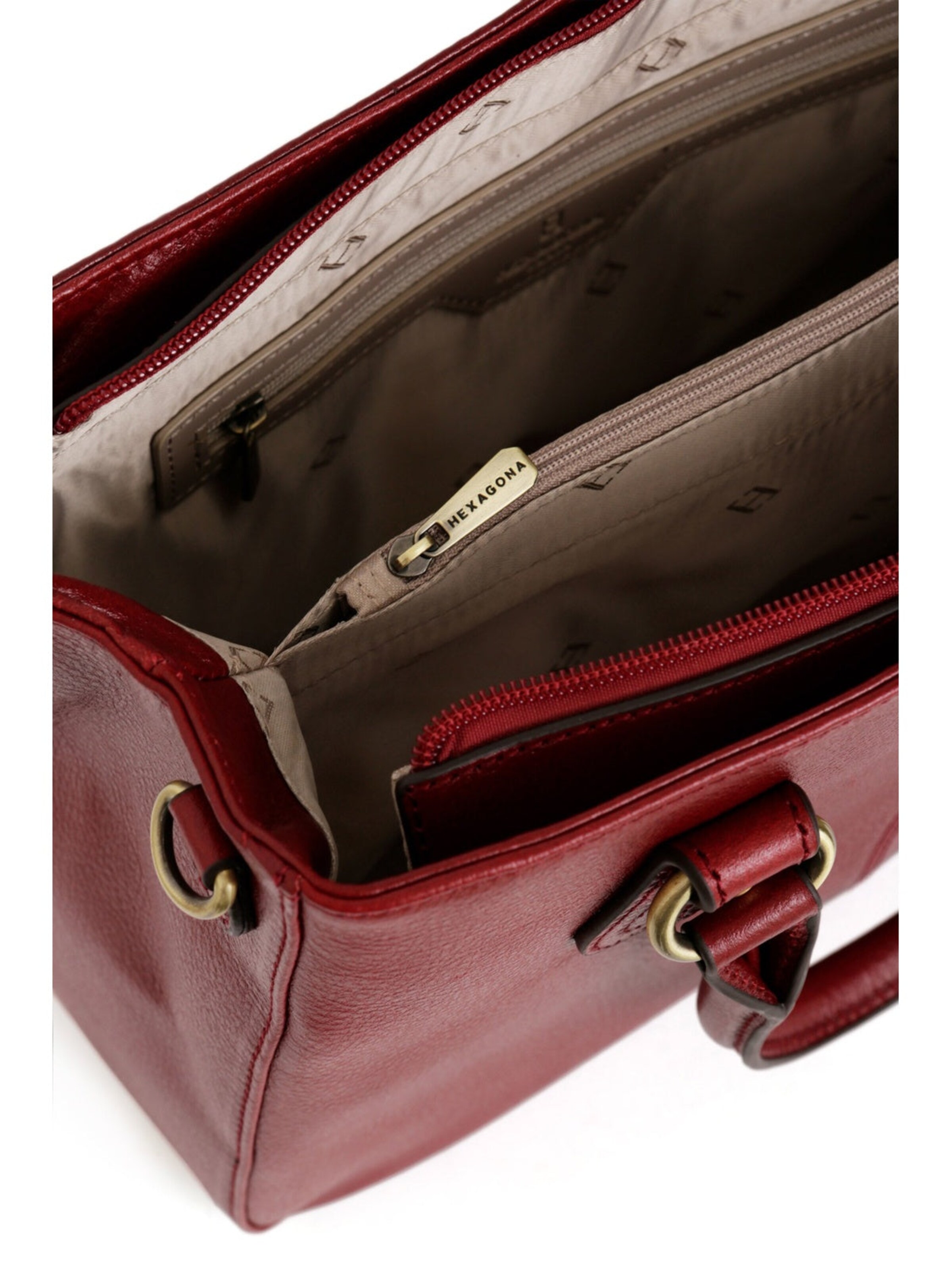 Hexagona Handtasche 'République'‌‌‌‌‌‌‌‌‌ in Rot