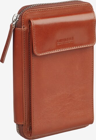 LEONHARD HEYDEN Smartphone Case 'Cambridge' in Brown: front