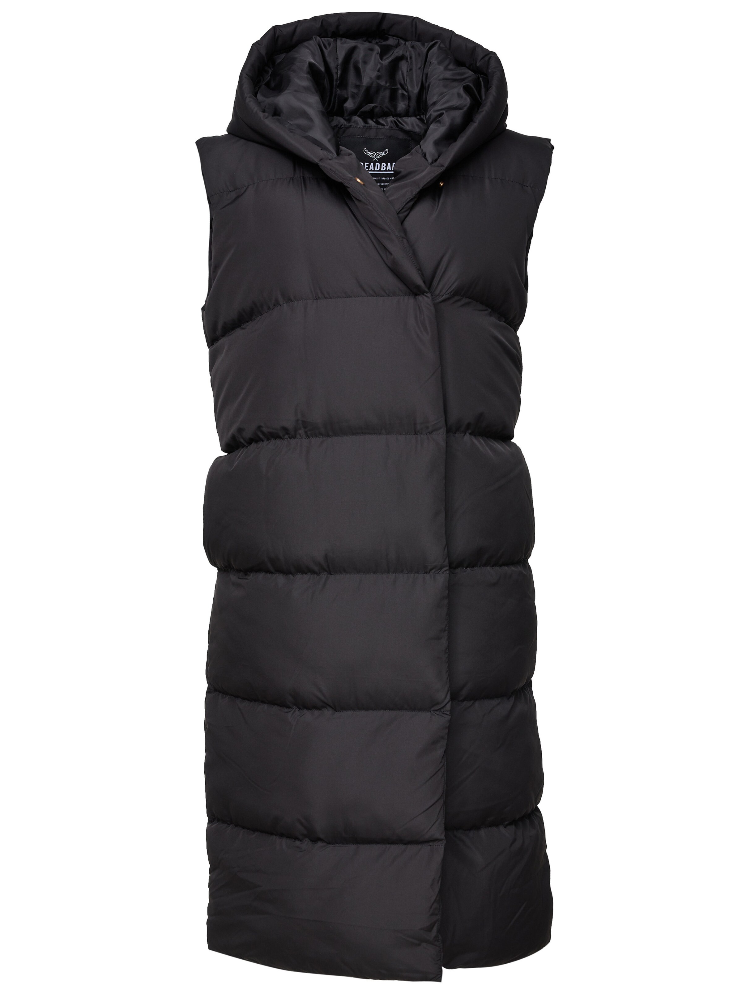 Threadbare Weste 'Viktoria' in Schwarz: Vorderseite