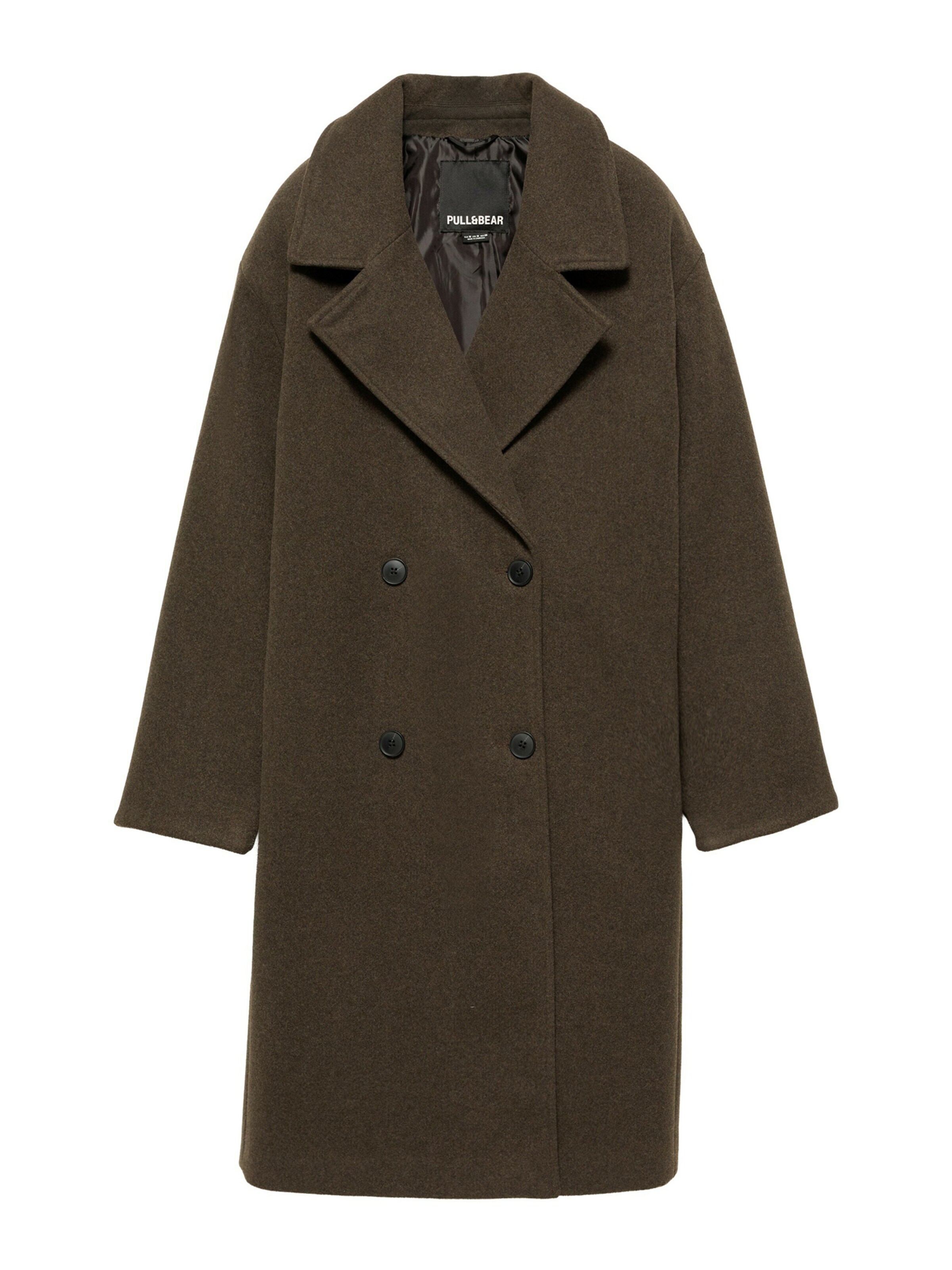 Cappotto di mezza stagione di Pull&Bear in marrone: frontale