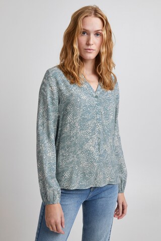 b.young Bluse in Blau: Vorderseite